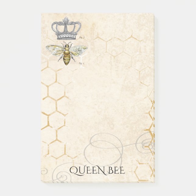 Queen Bee Post-it Notes (Front)