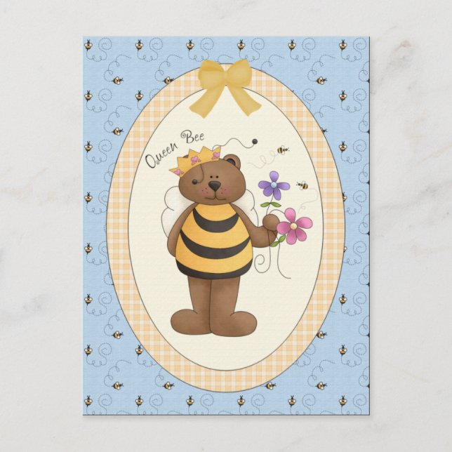 Queen Bee - Postcard (Front)