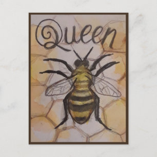 Queen Bee Postcard