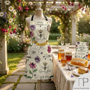 Queen Bee Royal Crown Apron