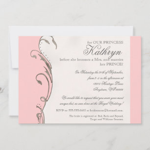Queen Bee Royal Wedding Bridal Shower Invitation