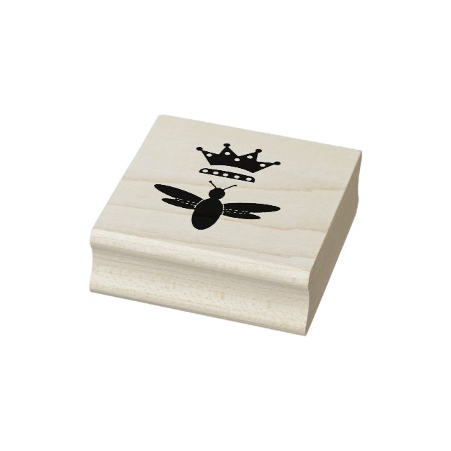Queen Bee Rubber Stamp (Stamp)