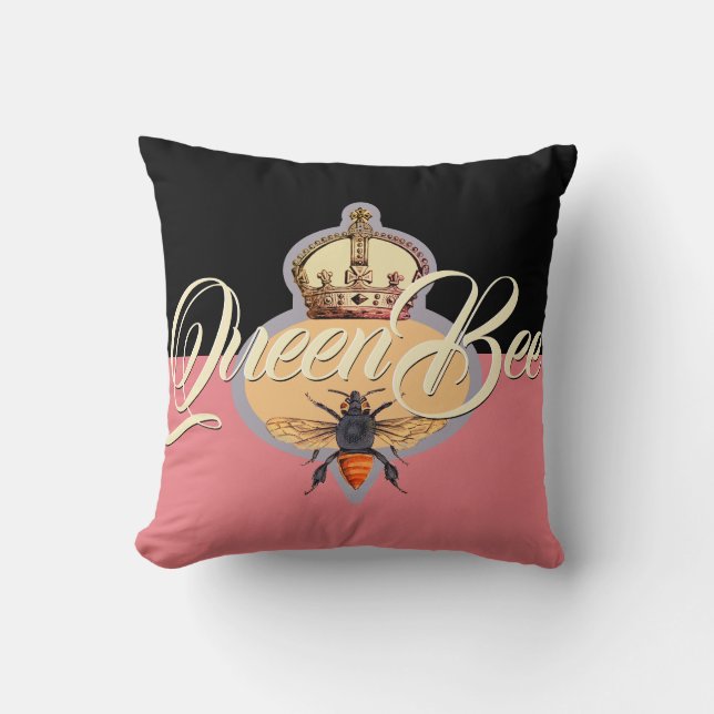 Queen Bee Square Cushion (Front)