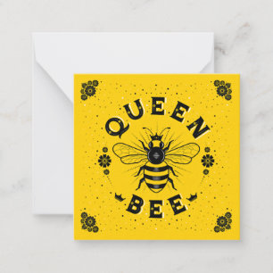 Queen Bee / Stationery Note Card