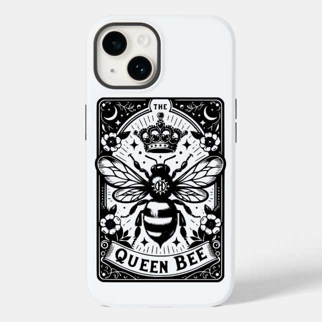 Queen Bee Tarot Card  Case-Mate iPhone Case (Back)