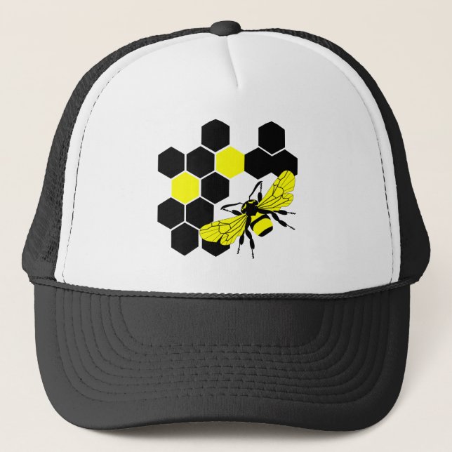 Queen Bee Trucker Hat (Front)