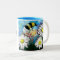 Queen Bee Whimsical Bumblebee in Daisies Painting