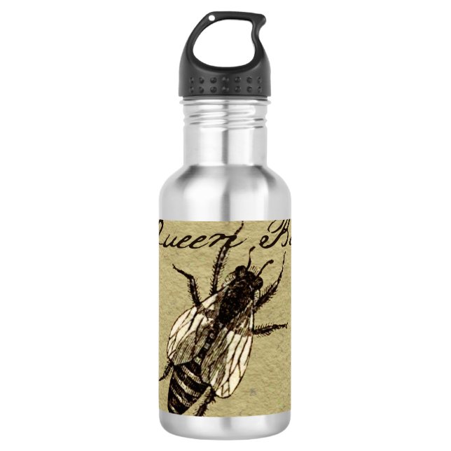 Queen Bee Wildlife Flying Bug Insect 710 Ml Water Bottle (Front)