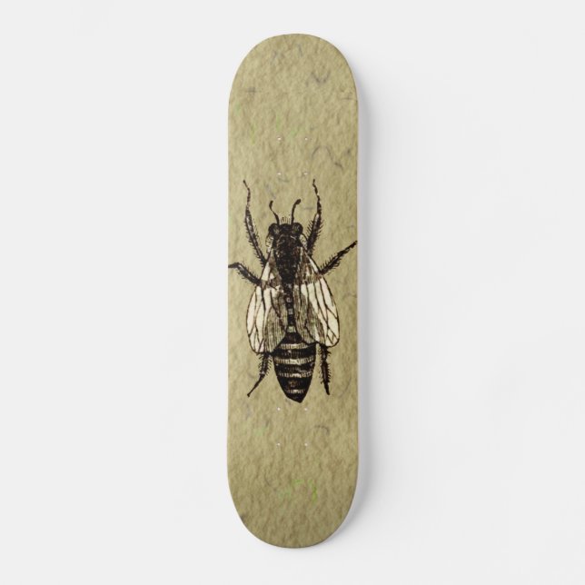 Queen Bee Wildlife Flying Bug Insect Skateboard (Front)