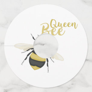 Queen Bee Wine Glass Tag