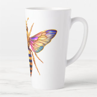 Queen Bee With Crown Latte Mug