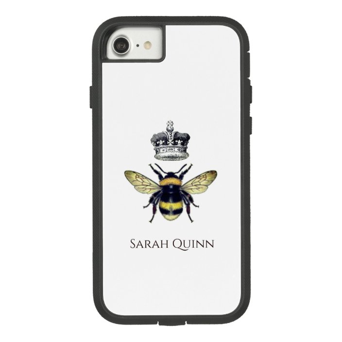 Queen Bee With Her Crown Artistic Illustration Case-Mate iPhone Case ...