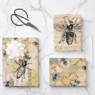 Queen Bee Wrapping Paper Sheet