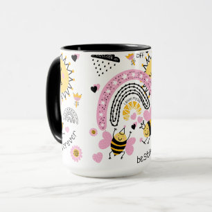 Queen Bees Best Friends Forever Cute BFF Girls Mug