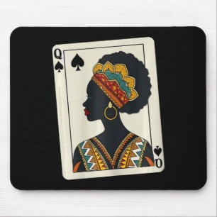 Queen Black History Month Awareness Melanin Afro A Mouse Mat