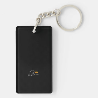 Queen Black Keychain: For the Royal in You Key Ring