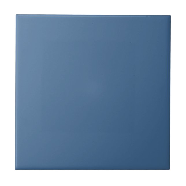 Queen Blue Solid Colour Tile (Front)