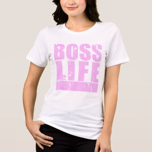 Queen Boss Life T-Shirt Tri-Blend Shirt