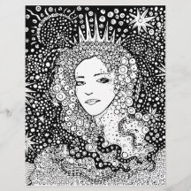 Queen bridal shower Activity colouring page