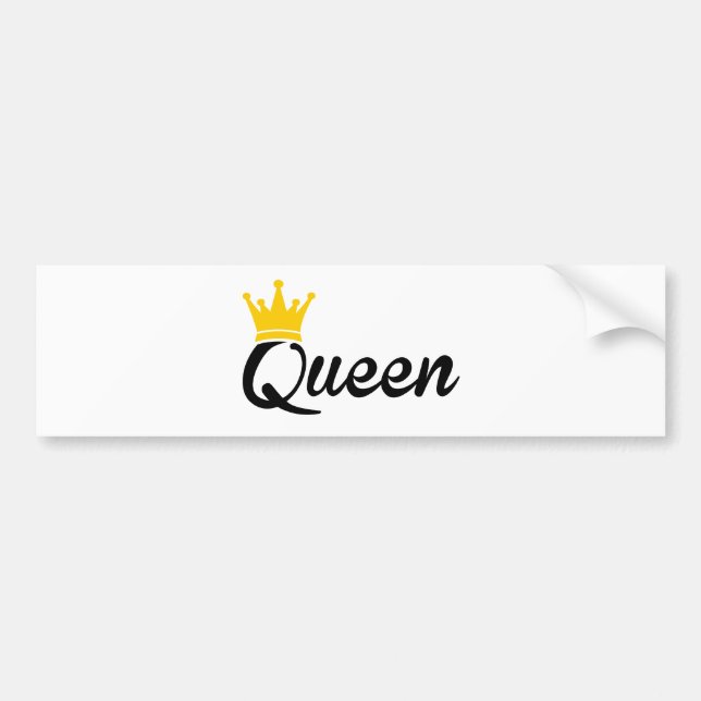 Queen Bumper Sticker (Front)