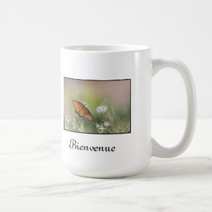 Queen butterfly Bienvenue Coffee Mug