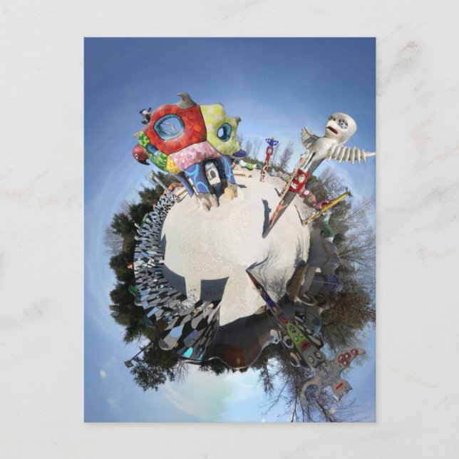 Queen Califia's Magical Circle Garden as a Planet Postcard (Front)