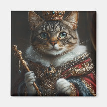 Queen Cat Magnet – Rule Your Fridge in Style