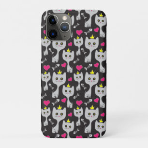 Queen Cat Pattern iPhone 11 Pro Case