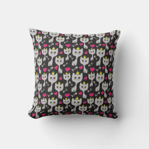 Queen Cat Pattern Cushion