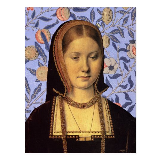 Queen Catherine Of Aragon Portrait Postcard Zazzle Co Uk
