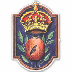 Queen Catherine of Aragon Royal Badge Pomegranate