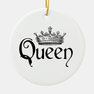 Queen Ceramic Tree Decoration