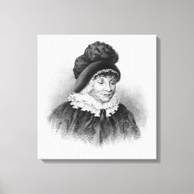 Queen Charlotte, c.1818 Canvas Print (Front)