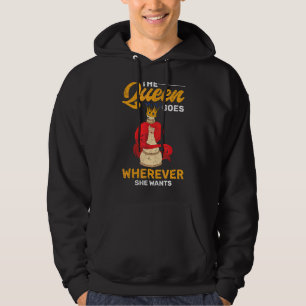 Queen Chess Piece Chess Player Board Game Chess Hoodie