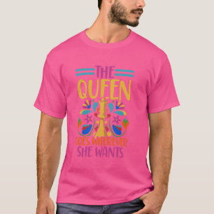 Queen Chess Piece Empowering Women T-Shirt