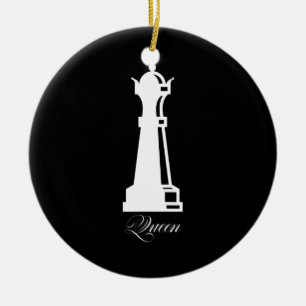 Queen Chess Piece Halloween Costume Chess Lover Ceramic Tree Decoration