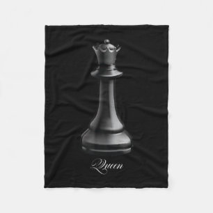 Queen Chess Piece Halloween Costume Chess Lover Fleece Blanket