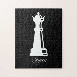 Queen Chess Piece Halloween Costume Chess Lover Jigsaw Puzzle