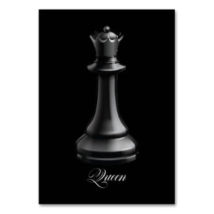 Queen Chess Piece Halloween Costume Chess Lover Table Number