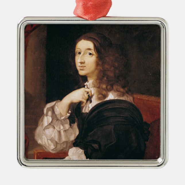 Queen Christina of Sweden Metal Tree Decoration (Front)