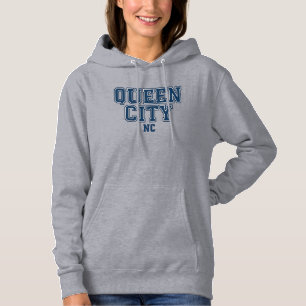 Queen City NC Varsity Style Design – Charlotte Hoodie