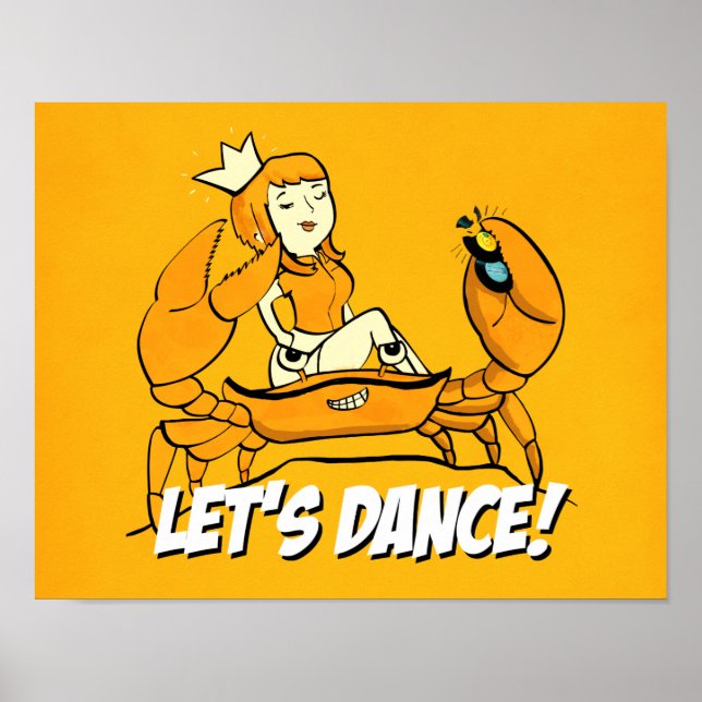 Queen Crab Reggae Girl Poster (Front)