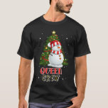 Queen Crew Snowman in Snow Matching Family Christm T-Shirt<br><div class="desc">Queen Crew Snowman in Snow Matching Family Christmas</div>