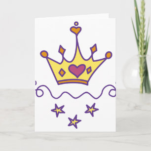 Queen Crown Card