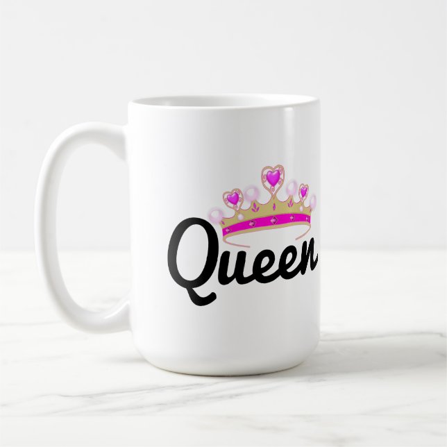 Queen crown coffee mug (Left)