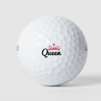 Queen crown golf balls