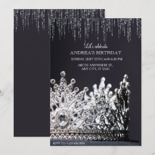 Queen Crown Invitation
