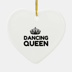 QUEEN DANCING CERAMIC TREE DECORATION