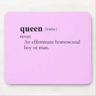 QUEEN (definition) Mouse Mat