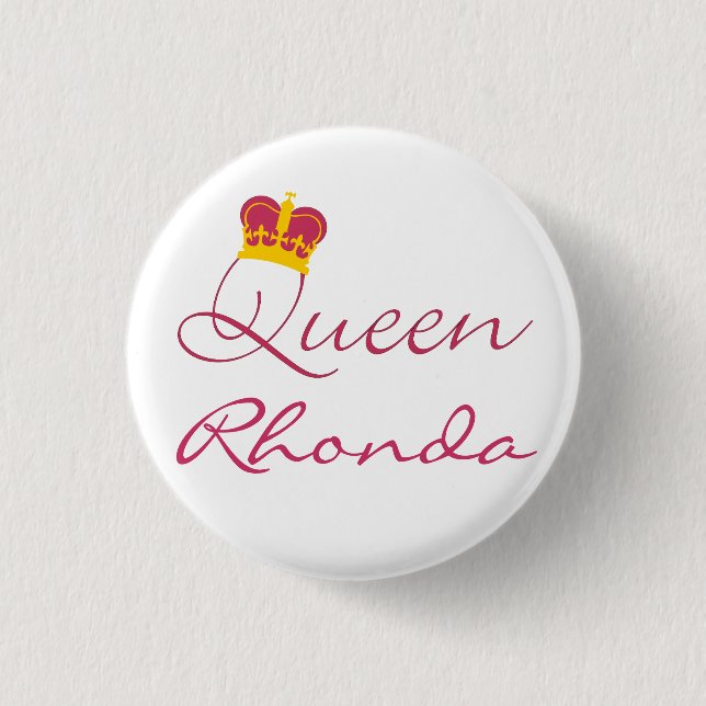 Queen Design Button (Front)